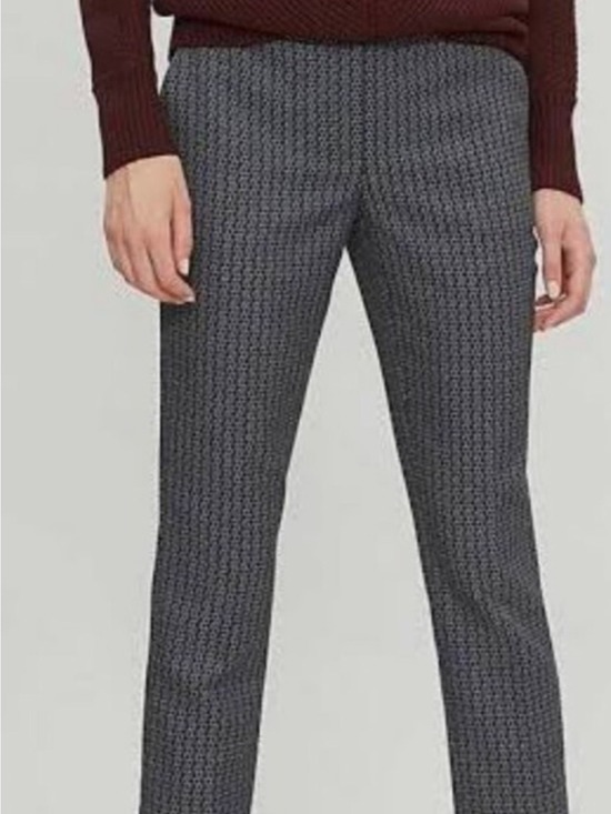 Theory Pants - Theory Treeca Shadow Jacquard Cropped Pant Size 4